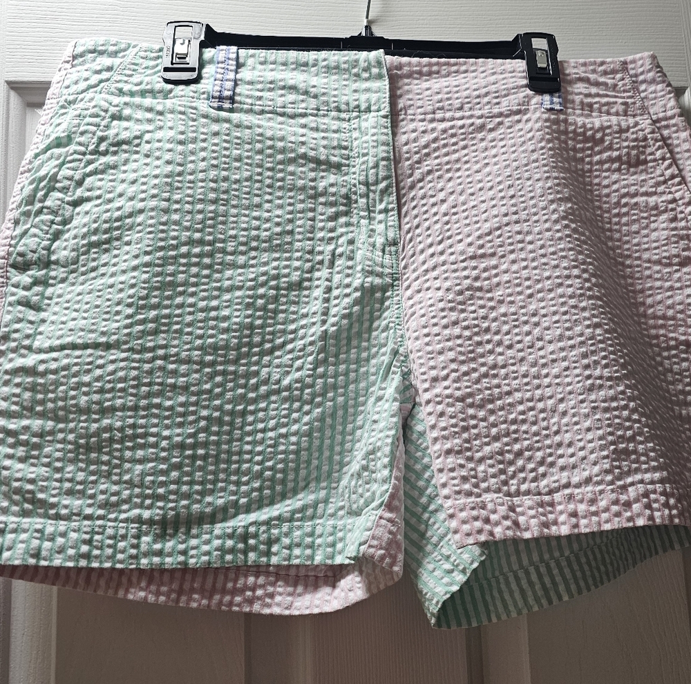 Vineyard Vines Seersucker Misses Shorts